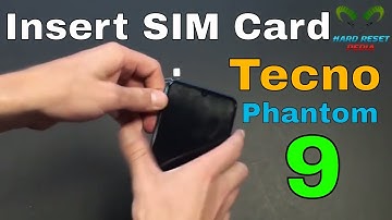 Tecno Phantom 9 Insert The SIM Card