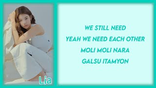 Itzy - Be In Love Easy Lyrics