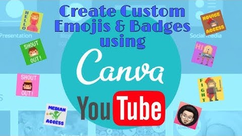 How to create CUSTOM EMOJI’S & BADGES for your Youtube Channel Membership Join Button (CANVA)