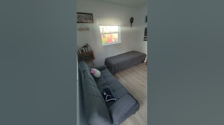 Backyard shed  bedroom 10x12