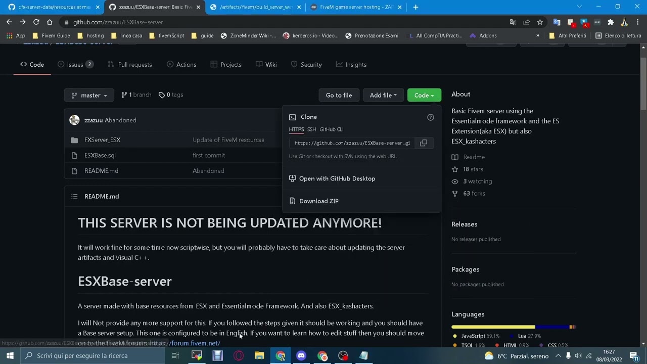 Fivem installazione Txadmin su ubuntu 20.04 Parte 1