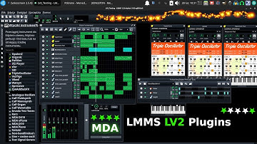 🐧️ LMMS - LV2 MDA Plugins Test  🎶️ 💻️