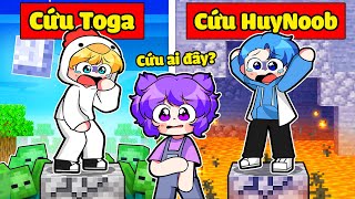 NẾU NABEE CHỈ ĐƯỢC CỨU TÔ GÀ HOẶC HUYNOOB TRONG MINECRAFT*NABEE SẼ CHỌN AI? 😵🤪