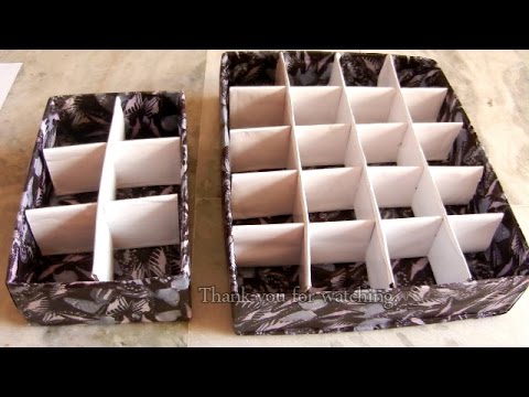 Video: How To Make A Do-it-yourself Lingerie Organizer