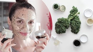 RUTINA orgánica de CUIDADO FACIAL con KALE | DIY SKINCARE  ROUTINE