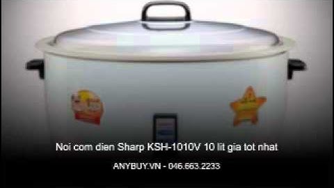 Noi com dien Sharp KSH-1010V 10 lit gia tot nhat