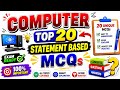 Computer Statement Based MCQs(HINDI) | Top 20 Important Computer Questions | Computer GK 2026