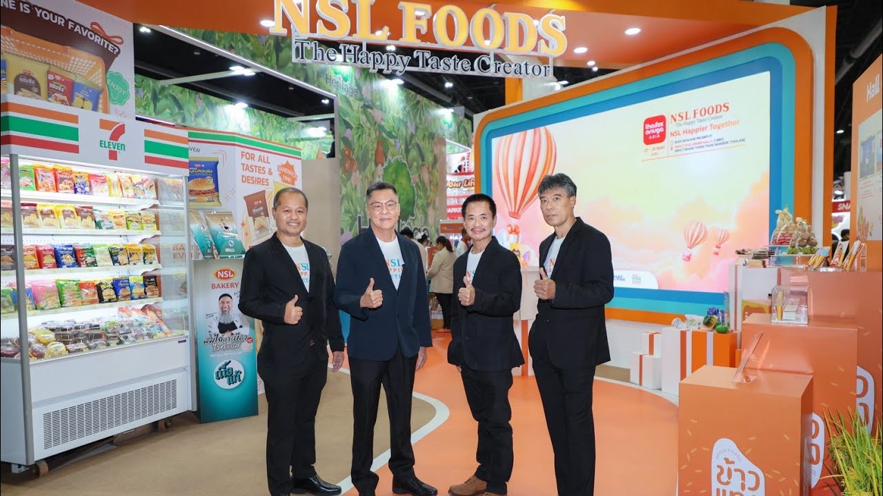 NSL Foods ชูวิสัยทัศน์ หัวใจของความสุขอยู่ที่ความอร่อย จัดทัพสินค้าร่วมงาน Thaifex–Anuga Asia 2025
