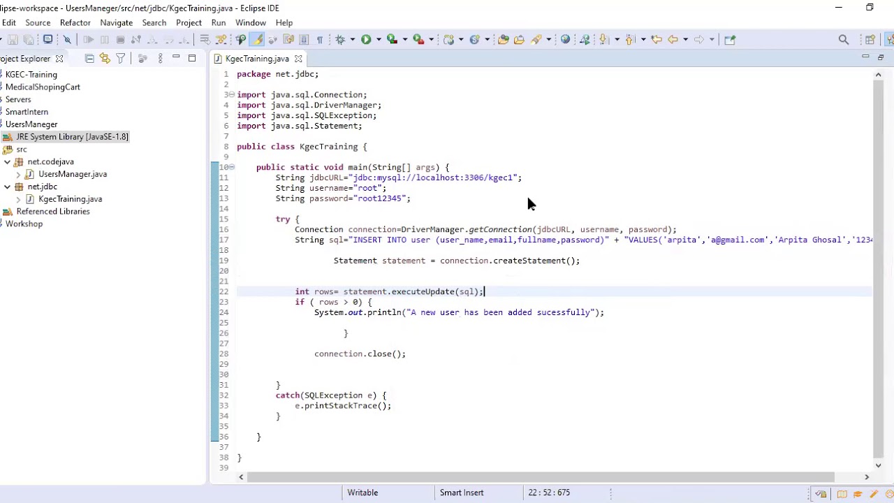 PCS GLOBAL#Java Workshop Day 1 in JGPC - YouTube