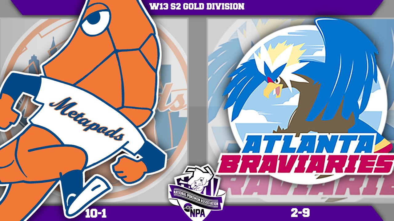 New York Metapods vs Atlanta Braviaries! NPA W13! "Make Haste" - Pokemon LIVE WIFI Battle