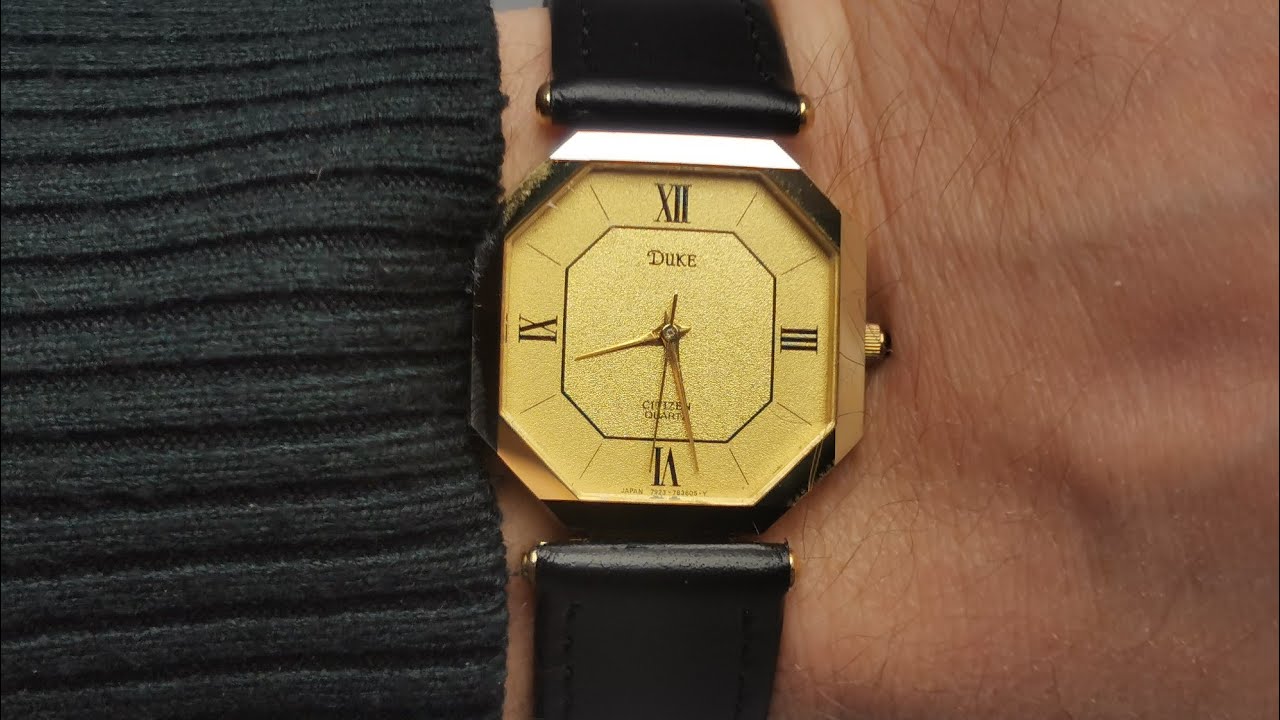 Japanes vintage watch Citizen Duke 7933-799887 1980