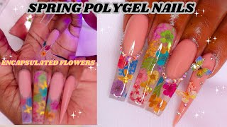 HOW TO ENCAPSULATE DRIED FLOWERS USING MAKARTT POLYGEL | Nail Tutorial