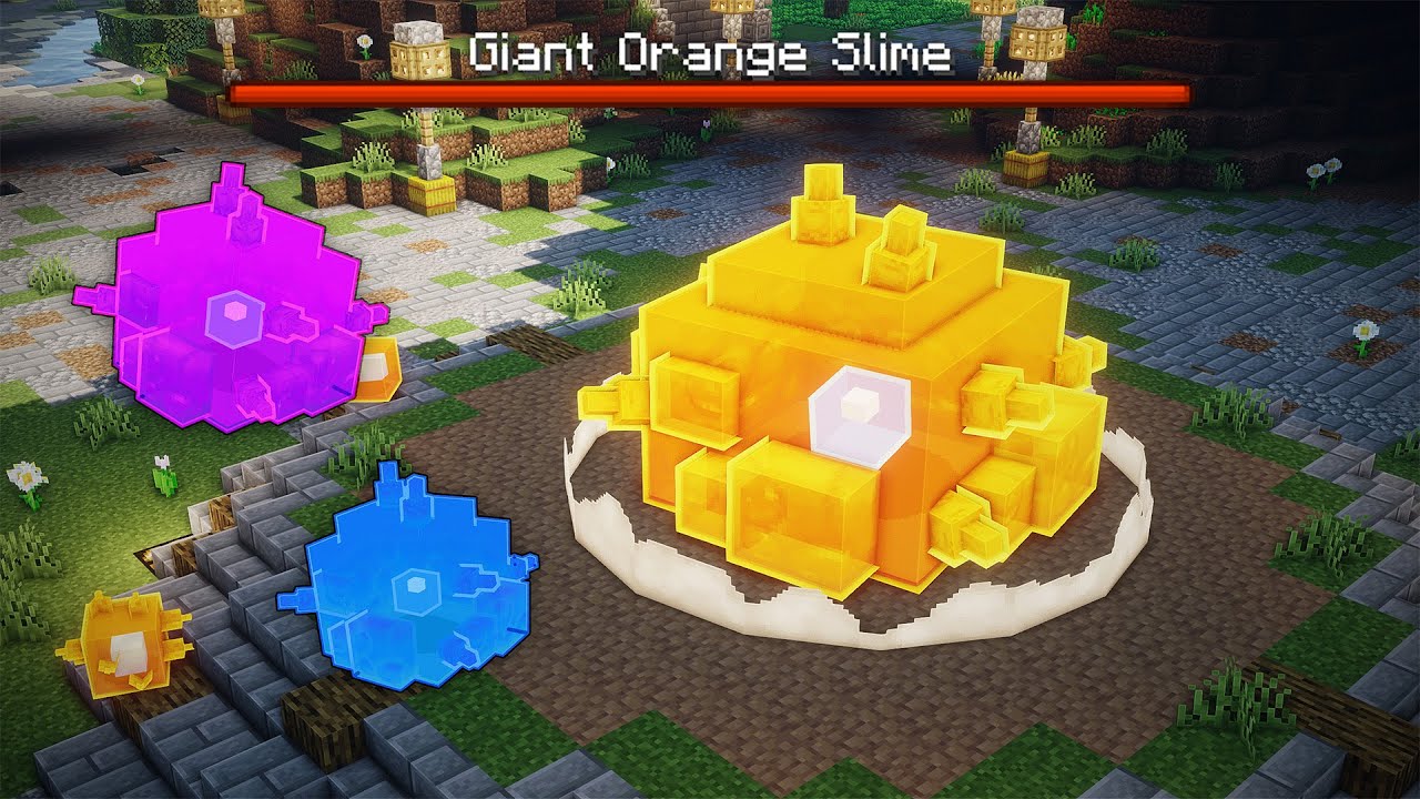 I made a bunch of Slimes! [Mythicmobs x ModelEngine] - YouTube