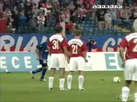 კვირკველიას შედევრი  Wisla Krakow - Dinamo Tbilisi   2004