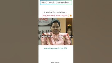 Inspiring Women in UPSC history🔥💀 | Upsc Interview #ias #upsc