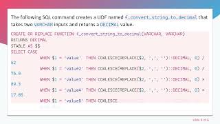 Creating a SQL UDF in Redshift for Complex Case Logic