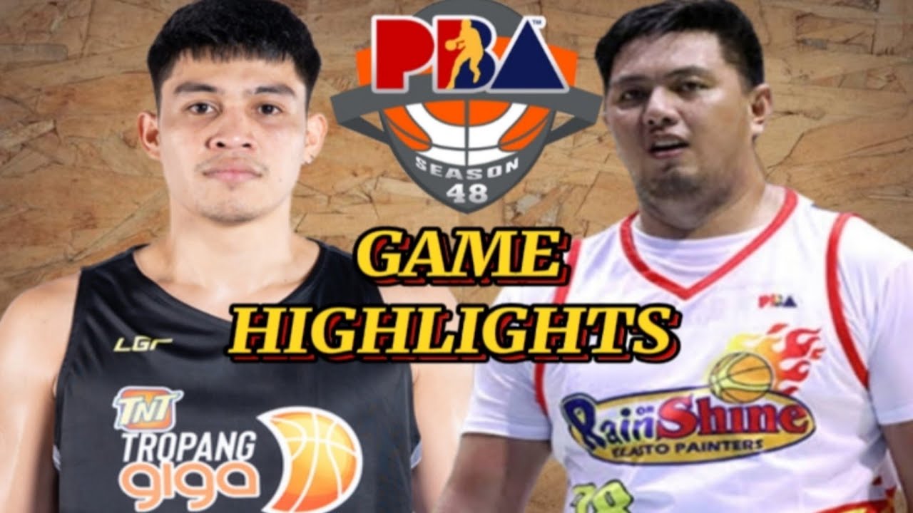 TNT Tropang Giga Vs Rain or Shine Elasto Painters Game Highlights #PBA ...