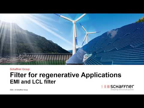 Webinar - Grundlagen LCL-Filter für regenerative Applikationen