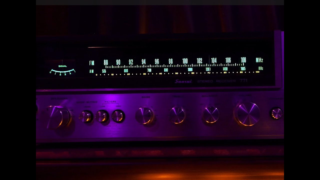 Sansui 771 & KLH 23 Analog Noise · Real Analog Calm for Sleep & Study