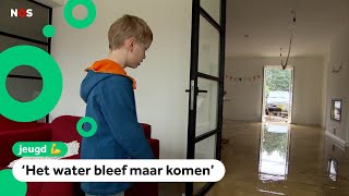 Het huis van Kamiel staat onder water