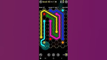 How To Solve Flow Free Hexes Extreme Hextangle Pack Level 45 Board Walk Through Solution Walkthrough