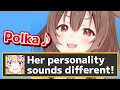 Polka can't stop laughing at Korone's personality totally changing in Tetris [Hololive Eng Sub]