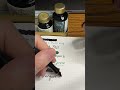 Testing out black ink from J. Hebrin #handwriting 