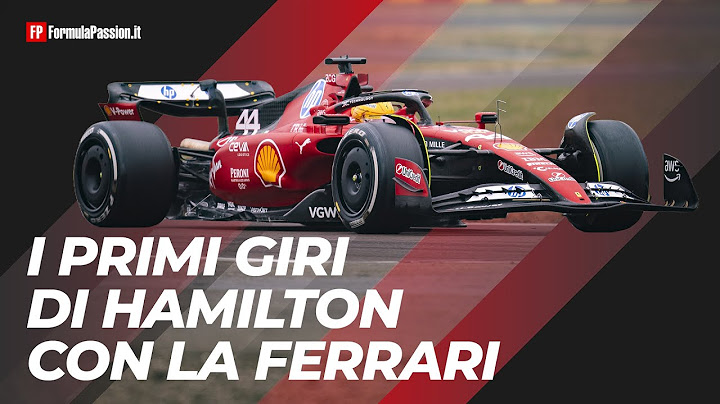 🔴 I PRIMI GIRI di HAMILTON con la FERRARI