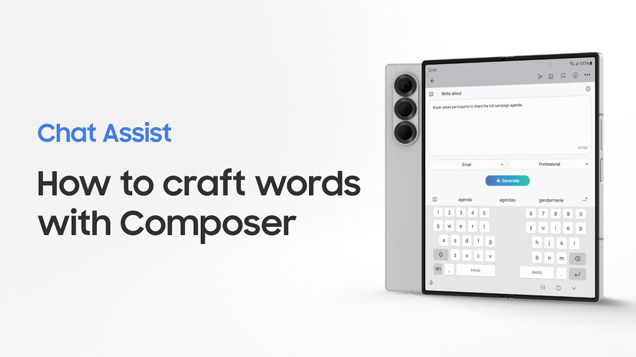 How to use Chat Assist | Galaxy AI | Galaxy Z Fold6 | Samsung