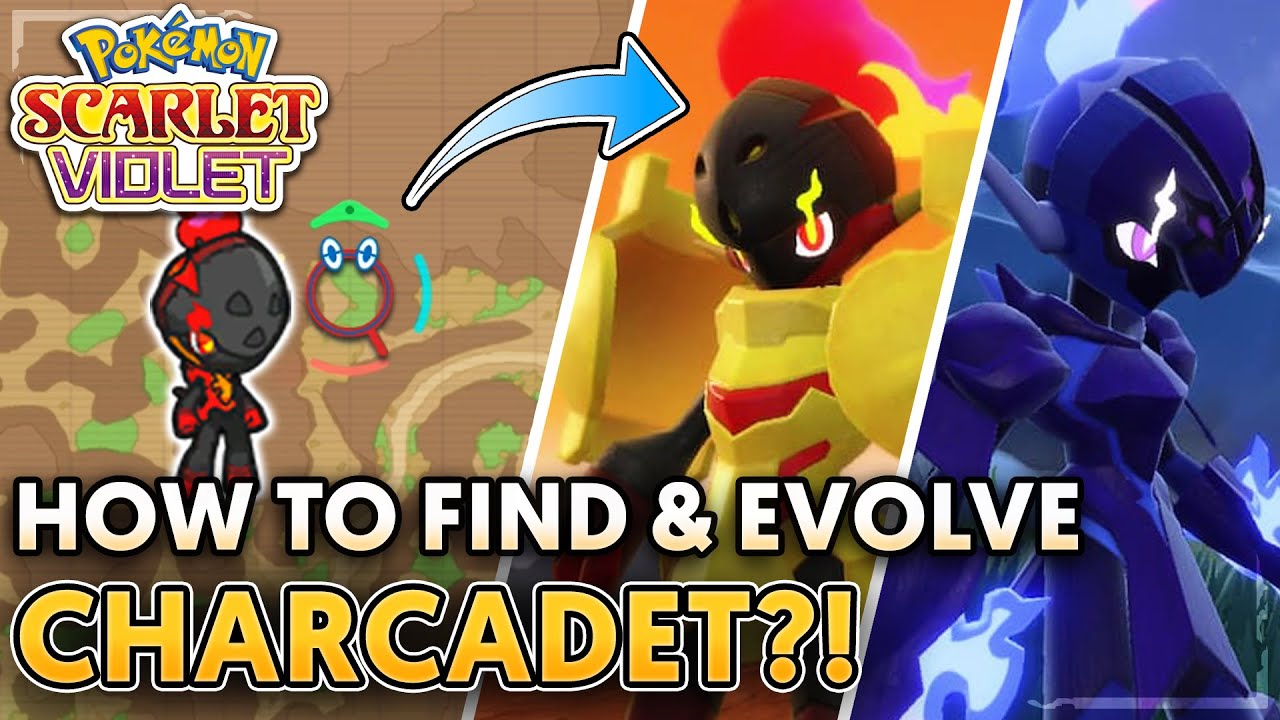 How to Evolve CHARCADET in both Pokemon Scarlet and Violet! - YouTube