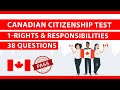 2026 NEW CANADIAN CITIZENSHIP TEST― Rights & Responsibilities ― Part 1 of 10