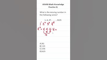 ASVAB/PiCAT Math Knowledge Practice Test Question: Series and Sequences