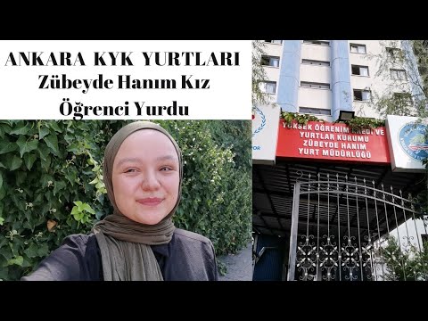 ANKARA KYK YURTLARI/ ZÜBEYDE HANIM KIZ ÖĞRENCİ YURDU #kykyurt #kyk #ankara