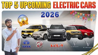 TOP 5 UPCOMING CARS 2026😱 | Electric Vehicles India