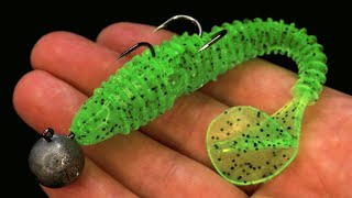 Rig your Soft Bait to a Hook with this method and you will never lose your Big Fish!