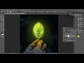 How to create a glow effect photoshop with aqeel designo