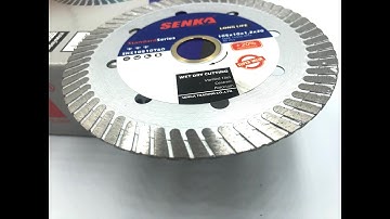 #4.4 Lưỡi Cắt Kim cương Đa năng Xám Senka Răng Nhuyễn 105mm Siêu mỏng 1.2 ly Cắt Gạch bình dân