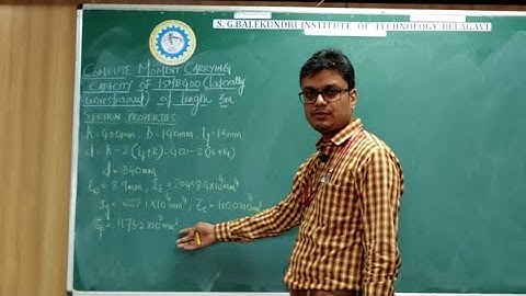 Design of Laterally Unsupported Beam-Numerical Example-1-Part 1 of 2