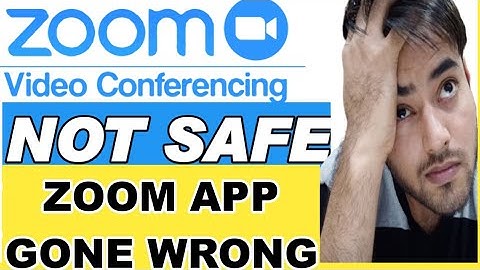 Zoom Meetings Not Safe For Video Conferencing Not Secure | zoom app safe or not zoom gone wrong