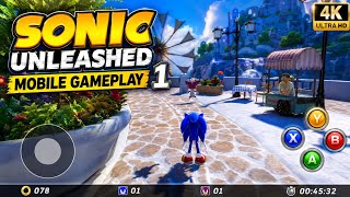 sonic unleashed mobile gameplay 1