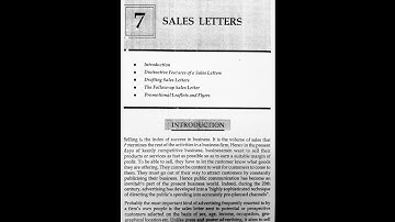 FYBAF | FYBMS | FYBBI | FYBFM SEM-II | BUSINESS COMMUNICATION MANAN PRAKASHAN NOTES | SALES LETTERS