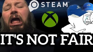 PLAYSTATION FANBOYS Lose their minds over STEAM COMING TO XBOX! #xbox #playstation #bruvnation