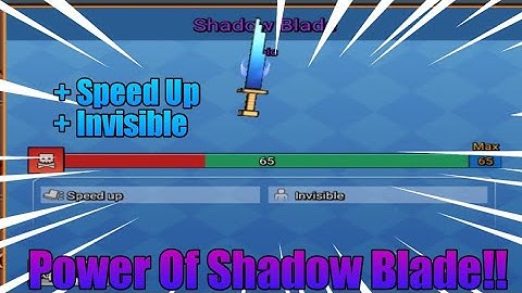 Play With Shadow Blade In Build And Shoot (Build And Shoot) - [Blockman Go:Adventure] Koto BG