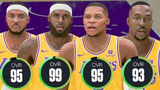 I Put the 2021 Lakers in Their Prime