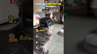 RANKING  UNEXPECTED CAT MOMENTS 🔥#shorts#FunnyCats #CatMoments #Unexpected #CatFails #FunnyAnimals