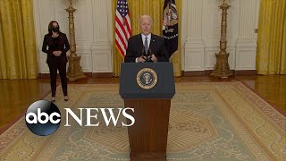 Biden delivers remarks on state of COVID-19 vaccinations
