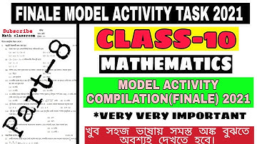 Model Activity Compilation(Finale) 2021//Finale Model Activity Task Class 10 Part 8//2021