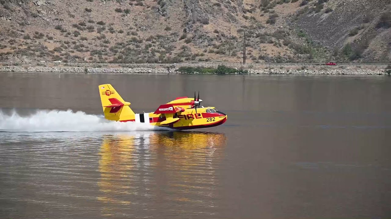 Custom-Built Canadair CL-215T Bridger Aerospace Airplane Model