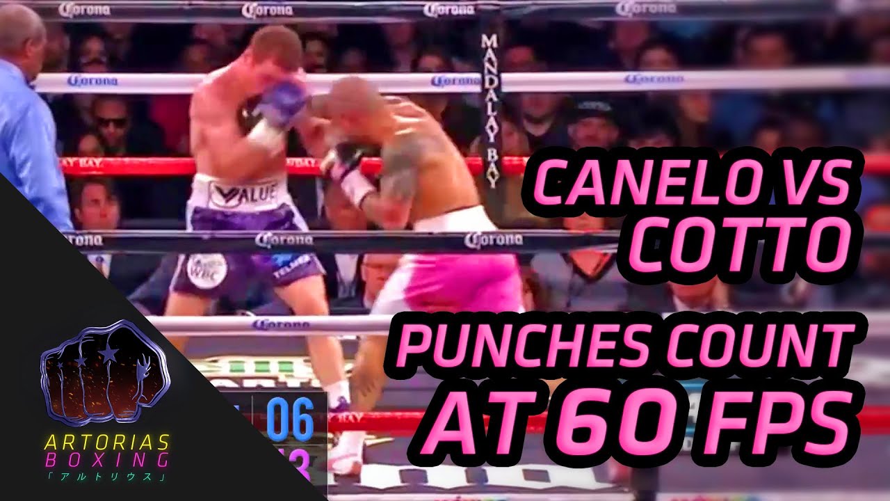 Film Study: Cotto x Canelo (Landed Punches Count at 60 FPS) - Artorias Boxing
