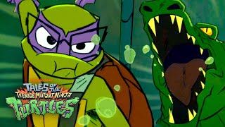 Donnie's ESCAPE Plan! 🐊 | "Donnie Goes Deep" Full Scene | Tales of the Teenage Mutant Ninja Turtles